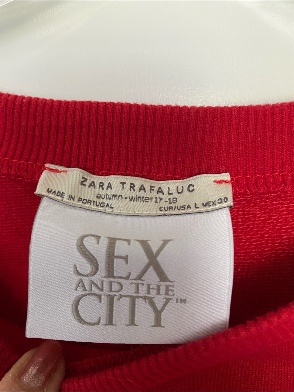 Zara Sex In The City Graphic Mr Big Sweatshirt Oversized Boyfriend Fit Bloggers - Picture 3 of 9